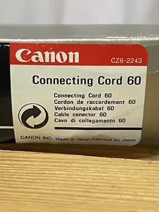 New! OEM Canon CZ6-2243 Connecting Cord 60-(2000 Stock) - Picture 1 of 5