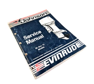 'CC' 60 thru 75 Models Johnson Evinrude Engine Service & Repair Manual - Picture 1 of 5