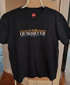 Quiksilver Estd. 1969 Graphic Print XL Tee T-Shirt Men EUC - Picture 1 of 3