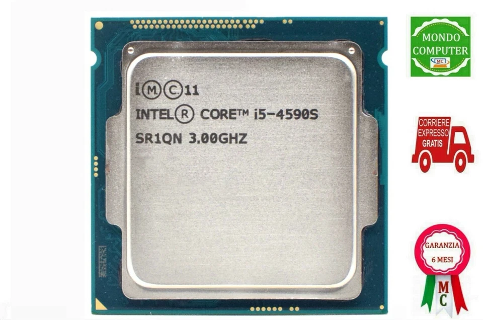 PROCESSORE INTEL CORE I5 4590S SOCKET 1150 CPU 4.a GENERAZIONE - Immagine 1 di 1