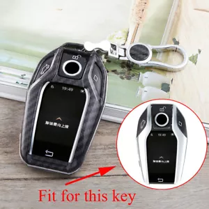 Key Holder Fob Case Cover For BMW 5 6 7 Series G11 G31 X3 X4 2016-23 Accessories - Foto 1 di 7
