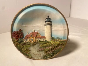 Working Lighthouse Lamp, The Collectors Donna Elias Series Cape Cod, MA. New/Tag - Picture 1 of 14