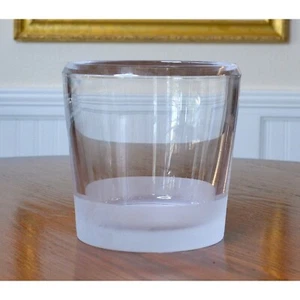 Vera Wang Illusion Wedgwood Kristall Vase Eiskübel mattierter Sockel Deutschland 7 Zoll - Bild 1 von 6