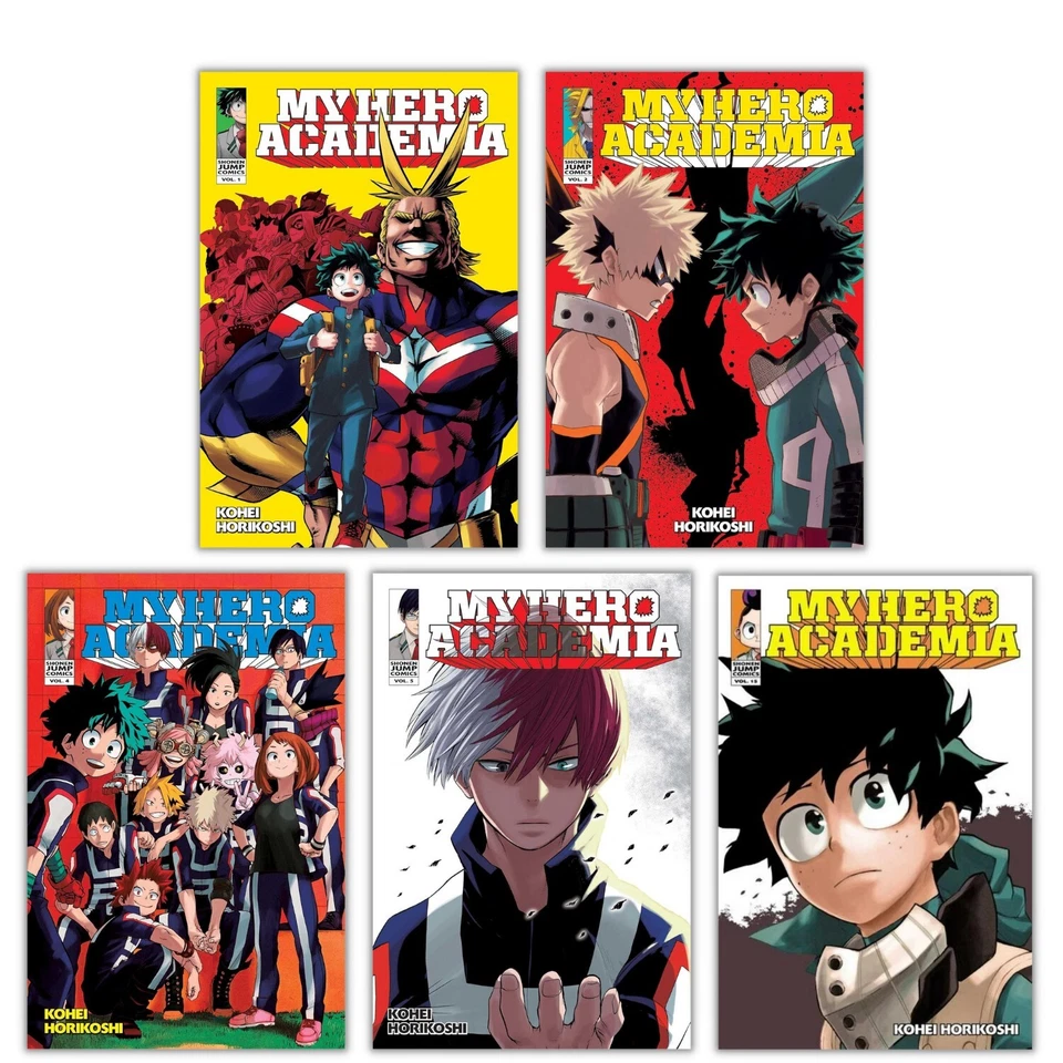 My Hero Academia 5-Book Bundle by Kohei Horikoshi