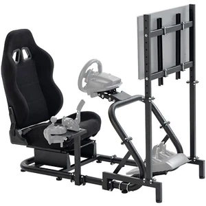 Zootopo Simulatore Di Corsa Cockpit Con TV Stand Seat Logitech G29 G920 G923 - Imagen 1 de 43