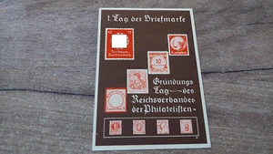 DR - Dekorative Privatkarte, 1. Tag der Briefmarke 1936 mit Sonderst. Lauenstein - Bild 1 von 2