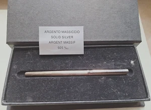 Penna a sfera in argento 925 originale anni 80 - nuova - - Imagen 1 de 11