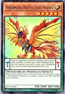 Performapal Odd-Eyes Light Phoenix SHVI-EN003 Yu-Gi-Oh! Card LP 1st Edition - Picture 1 of 1