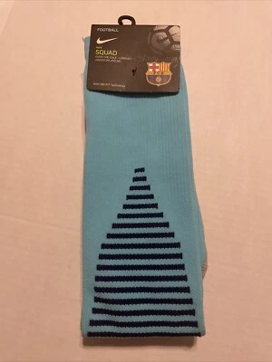 NUEVO EN PAQUETE NIKE 2016-17 BARCELONA AZUL MULTI VISITANTE CALCETINES X-GRANDE 12-15 Foto 1 de 4