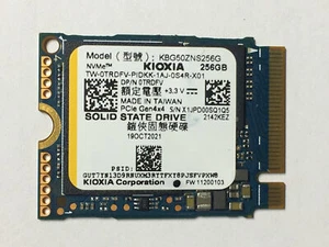 Kioxia KBG50ZNS256G 256GB PCIe4.0x4 NVMe M.2 2230 SSD For Steam Deck Surface PC - Afbeelding 1 van 5