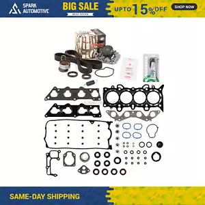 Head Gasket Set Timing Belt Kit Water Pump Fit 01-05 Honda Civic DX LX D17A1 - Picture 1 of 11