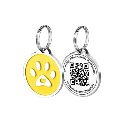 Pet Dwelling Premium QR Pet ID Tag - Free Online Profile- Instant Scan GPS Alert - Image 1 of 4