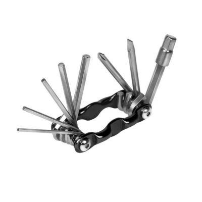 Fahrrad Werkzeug universal Multi-Tool 9-in-1 Mini-Klappwerkzeug Reparatur Bike - Bild 1 von 4
