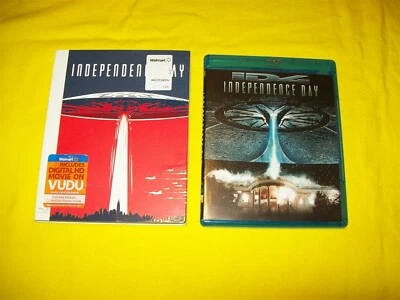 INDEPENDENCE DAY BLURAY ID4 WITH RARE SLIPCOVER AND POSTER ( SEE PIC )  - Image 1 of 2