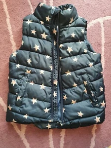 ** TAKKO Dopodopo Weste Sterne Winter Dunkelblau 4-5 J 116 ** - Bild 1 von 4