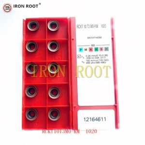 10P RCKT10T3MO-KM 1020 CNC Lathe Tool Carbide Turning Insert Cast Iron - Photo 1/6