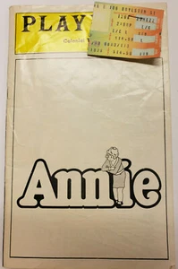 Playbill, ""Annie"" Colonial Theater&Ticket Stub, Mike Nichols, Boston '79, (PA100) - Foto 1 di 4