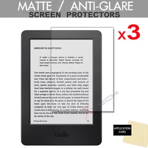 3x MATTE ANTIGLARE Screen Protector for Amazon Kindle eReader with 6 inch Screen - Picture 1 of 2