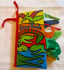 Melissa And Doug K's Kids "DINO TAILS" Cloth Book Soft Baby Toy Plush EUC - Picture 1 of 5