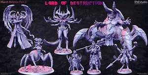 Figurines pour jeux de rôle, Wargame Impréssion 3D résine. Lords of Destruction - Picture 1 of 8