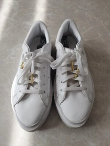 Adidas Sleek Gold Metallic W Sneaker Gr. 37 Weiß Damen - Bild 1 von 7