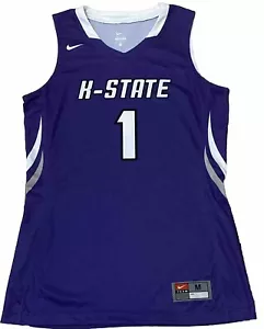 NIKE KANSAS STATE Basketball Jersey Elite #1 Purple NCAA - Women's Sz MEDIUM M - Picture 1 of 13