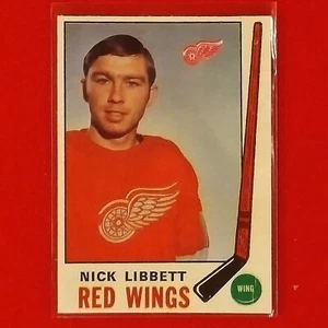 Nick Libett - 1969/70 - O-Pee-Chee - Detroit Red Wings - Blank Back Proof A1 - Bild 1 von 2