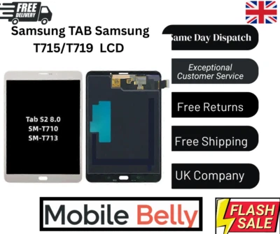? Display LCD Touch Screen Digitalizzatore per Samsung Galaxy Tab S2 8.0 T715/T719-UK - Immagine 1 di 2