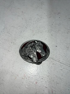 New Children’s Western Express Horse Head Red Belt Buckle. S-15 F-3 - Picture 1 of 9