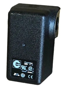 HEAVY DUTY CONDOR USA PRESSURE SWITCH, 26AMP, 11EAXX, 80/100 PSI,1/4" FNPT,DPST - Picture 1 of 6