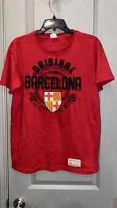 Barcelona Designs Varsity CollectionOriginal Barcelona t-shirt red XL cotton - Picture 1 of 5