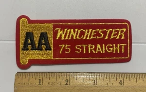 Distintivo toppa ricamato Winchester Western AA 75 trappola dritta tiro - Foto 1 di 3