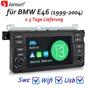 7'' Android 14 Carplay GPS Navi Autoradio DAB+ Für BMW 3er E46 M3 Rover 75 MGZT  - Bild 1 von 11