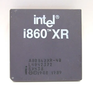 INTEL i860 XR Processor @ 40MHz Socket PGA168 SX438 A80860XR-40 (A) - Picture 1 of 2