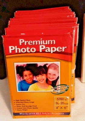 21 Packages Premium Photo Paper High Gloss 8 Sheets 8.5x11"  (BRAND NEW SEALED) - Image 1 of 4