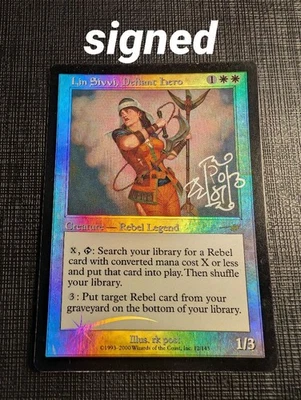 MTG Lin Sivy Bold Brave FOIL Signed English NEM Card - Image 1 of 2