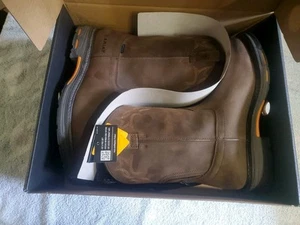 Ariat 10001198 Herren Wasserdicht WorkHog H2O Stiefel Ölig Abgenutzt Braun 11 D Mittel - Bild 1 von 18