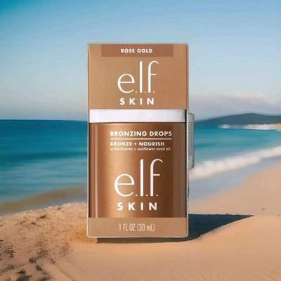 2 X  e.l.f. SKIN Bronzing Drops ❤️ ROSE GOLD liquid bronz🔥 - Image 1 of 3