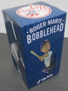 Roger Maris NY Yankees bobblehead 61 Home Run Aaron Judge 8/20 2023 DAMAGED BOX - Picture 1 of 5