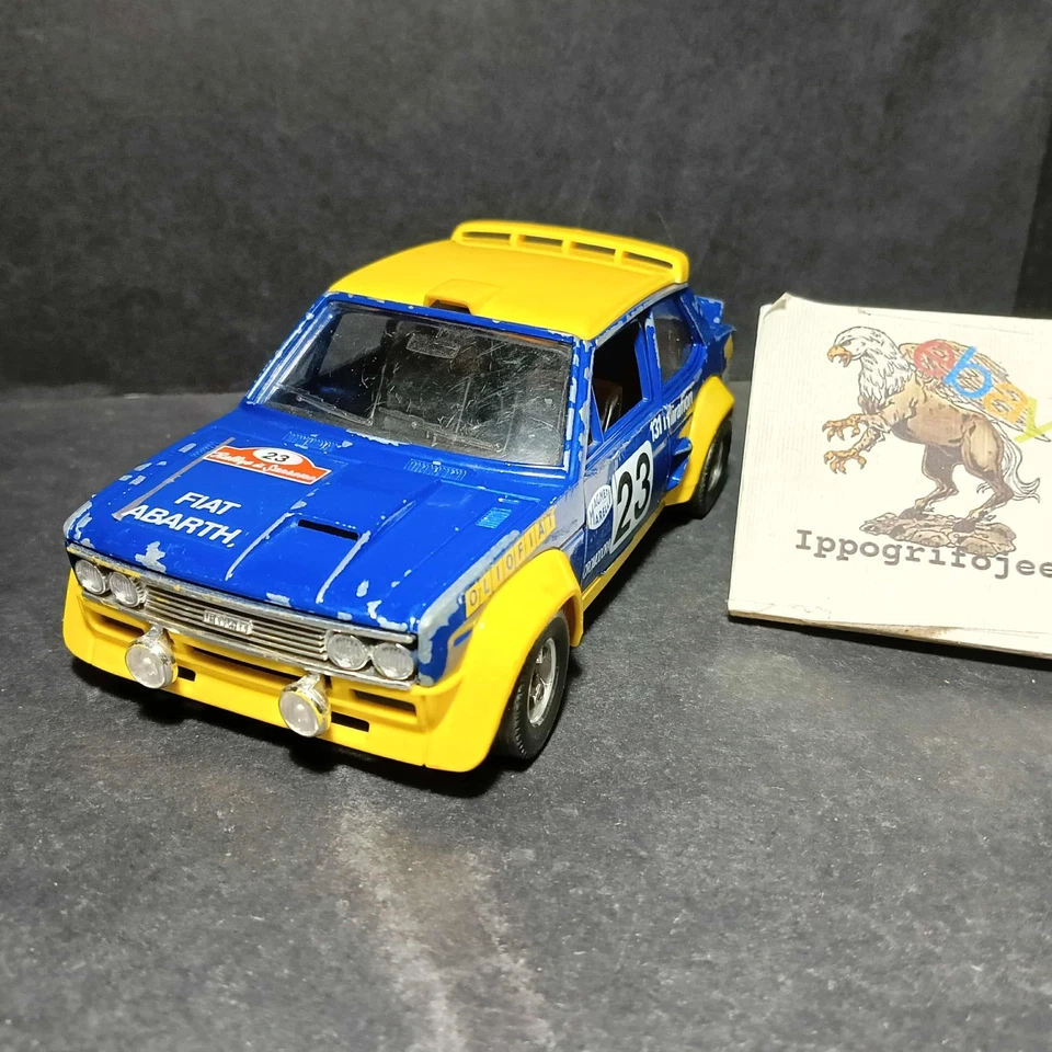 Modellino B Burago Fiat 131 Abarth Rally scala 1:24 originale rara - Immagine 1 di 4