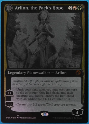 Arlinn the Pack's Hope (Silver Screen) FOIL Innistrad Double Feature NM (507298) - Image 1 of 2