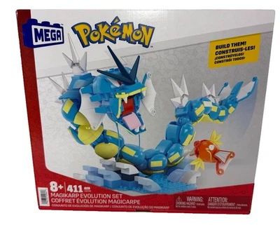 MEGA Pokémon Magikarp Evolution Action Figure Building Set 411 Pieces HNT95 New - Image 1 of 4