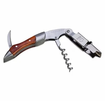 Le Creuset Unique 2 Step Cork Remover Bottle Opener Foil Cutter - Image 1 of 3