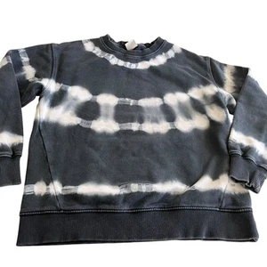 Zara boys tie dye sweatshirt black cream size 10 - Picture 1 of 6