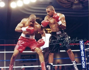 CARL DANIELS 8X10 SIGNED PHOTO BOXBILD HANDSIGNIERT PERSÖNLICH - Bild 1 von 1