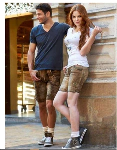 Sneaker Schuhe Herren Trachten Freizeit Echt Leder Braun Maddox Marinus - Bild 1 von 5