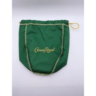 Crown Royal Green Drawstring Pouch Bag Storage Collectible - Image 1 of 2