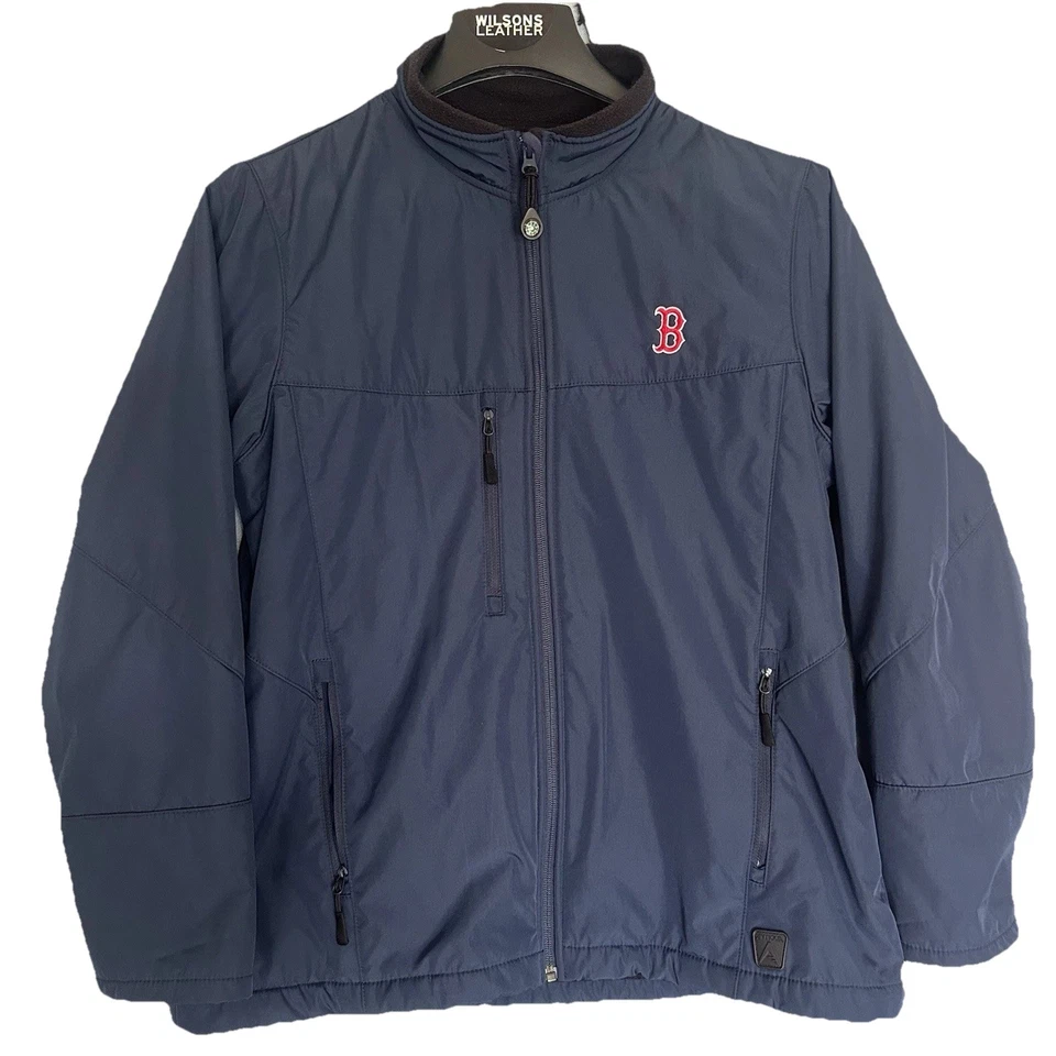 Chaqueta Bolton Red Sox MLB Antigua resistente a la intemperie azul para hombre talla M Foto 1 de 4