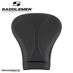 SELLA PASSEGGERO HARLEY TOURING SADDLEMEN Dominator 808-07B-0142L Touring Ner... - Picture 1 of 3
