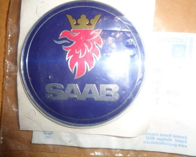 1999-2011 SAAB 9-3 BONNET HOOD EMBLEM ORIGINAL NEW GENUINE GM 12844161 - Image 1 of 4